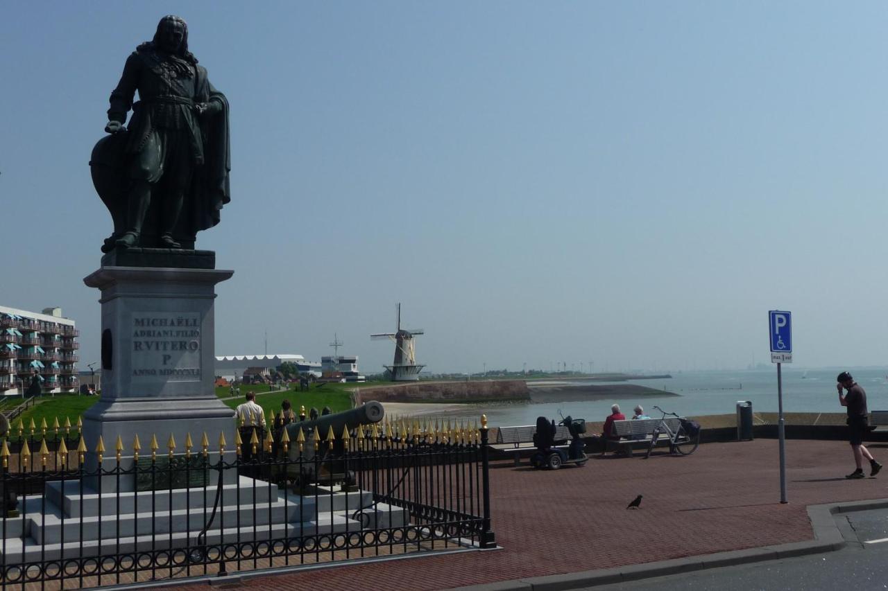 Rijksmonument Havenzicht, Met Zeezicht, Ligging Direct Aan Zee En Centrum 블리싱겐 외부 사진