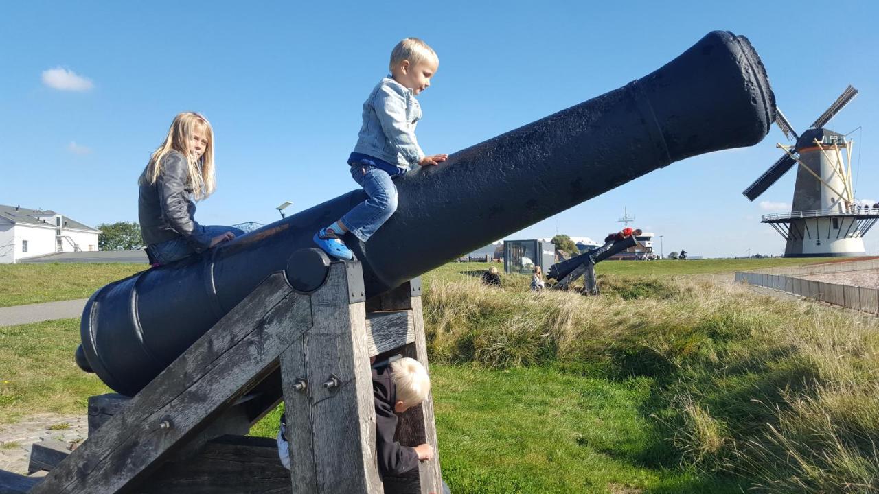 Rijksmonument Havenzicht, Met Zeezicht, Ligging Direct Aan Zee En Centrum 블리싱겐 외부 사진