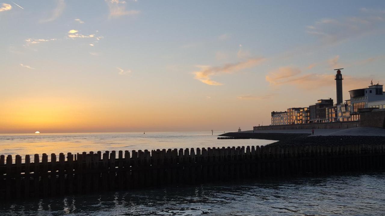 Rijksmonument Havenzicht, Met Zeezicht, Ligging Direct Aan Zee En Centrum 블리싱겐 외부 사진