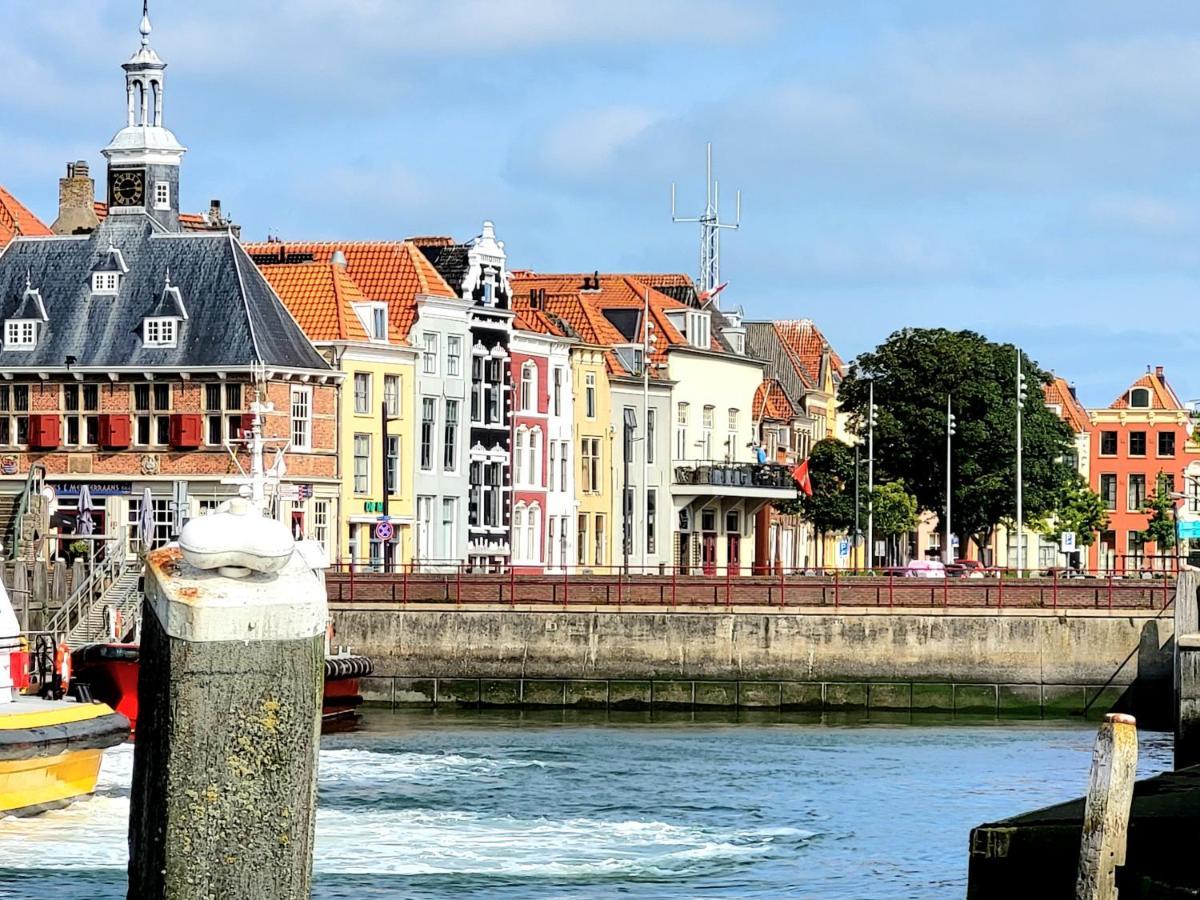 Rijksmonument Havenzicht, Met Zeezicht, Ligging Direct Aan Zee En Centrum 블리싱겐 외부 사진